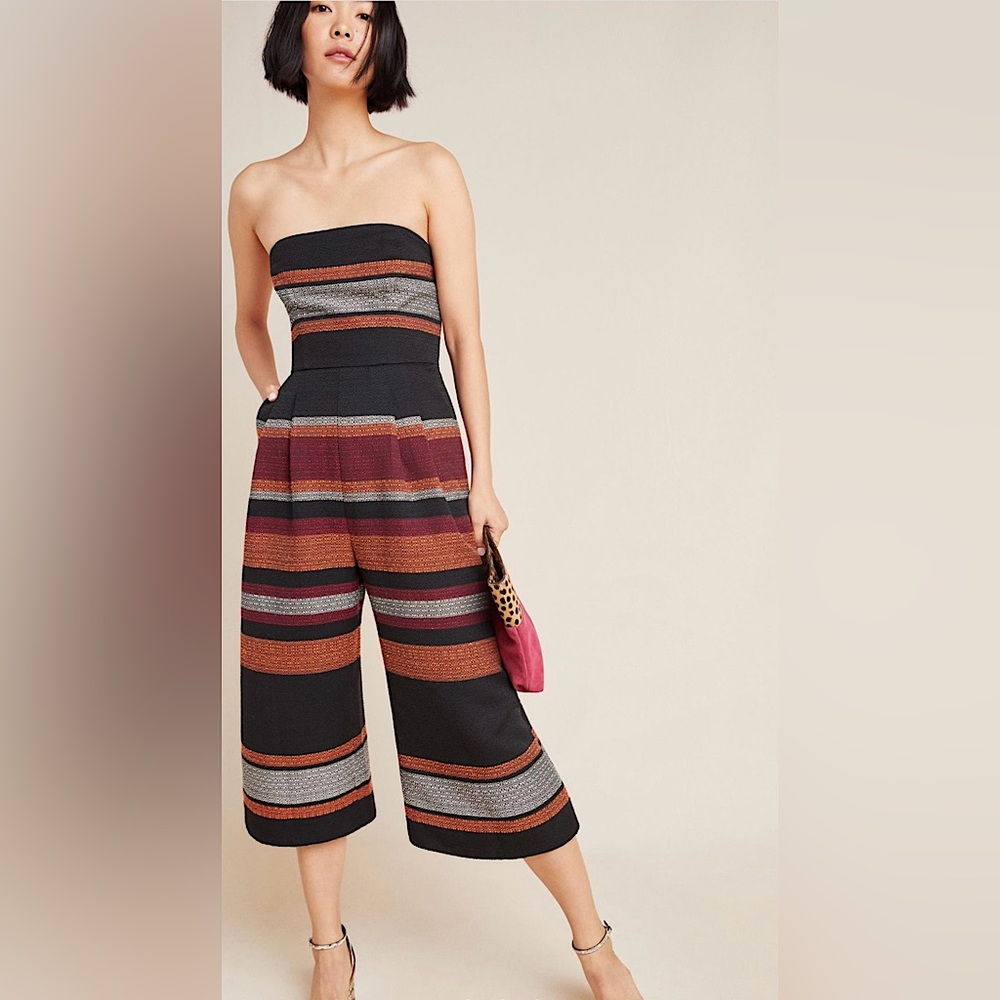 ANTHROPOLOGIE Corey Lynn Calter Nina Cropped Jumpsuit Brand New with tags